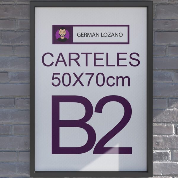CARTELES B2 50X70cm