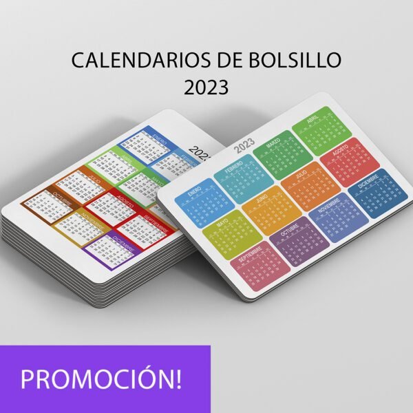 Calendarios de bolsillo 2023